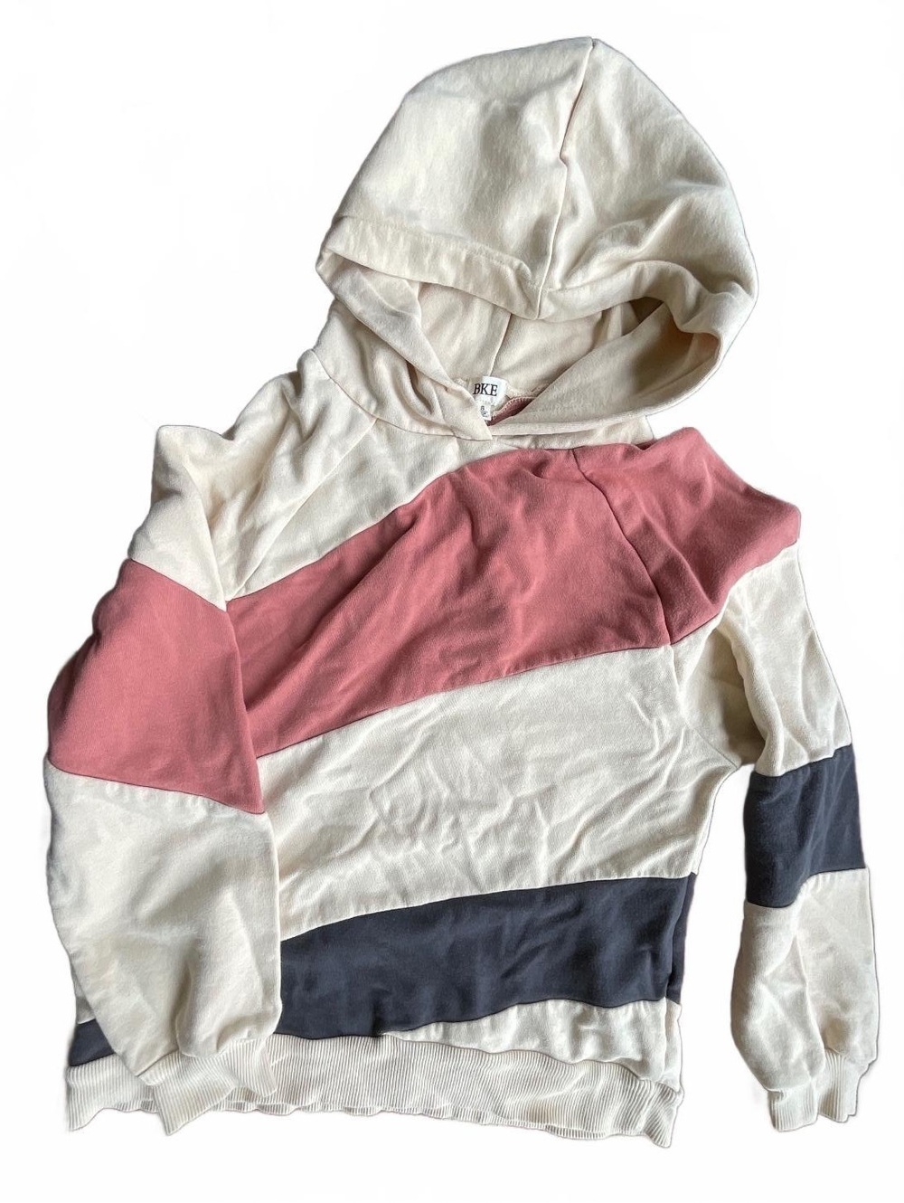 BKE colorblock hooded sweatshirt